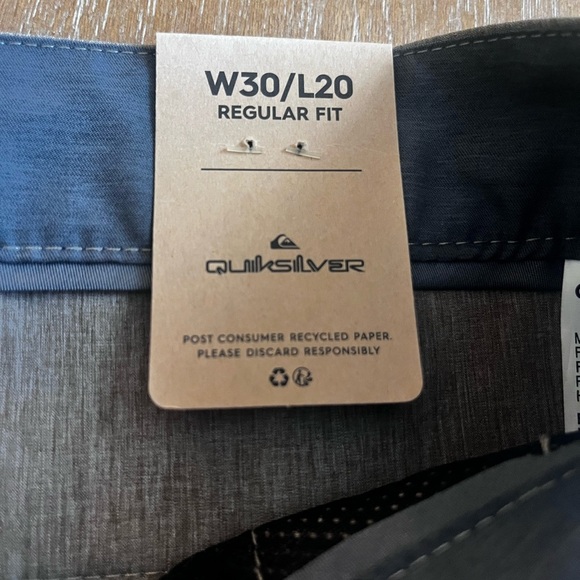 Quicksilver amphibian DryFlight shorts 30/20 NWT - Picture 6 of 8